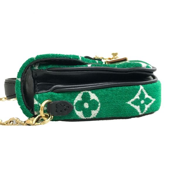Louis Vuitton Monogram Micro Metis Pochette Shoulder Bag Green Black - Picture 4 of 12